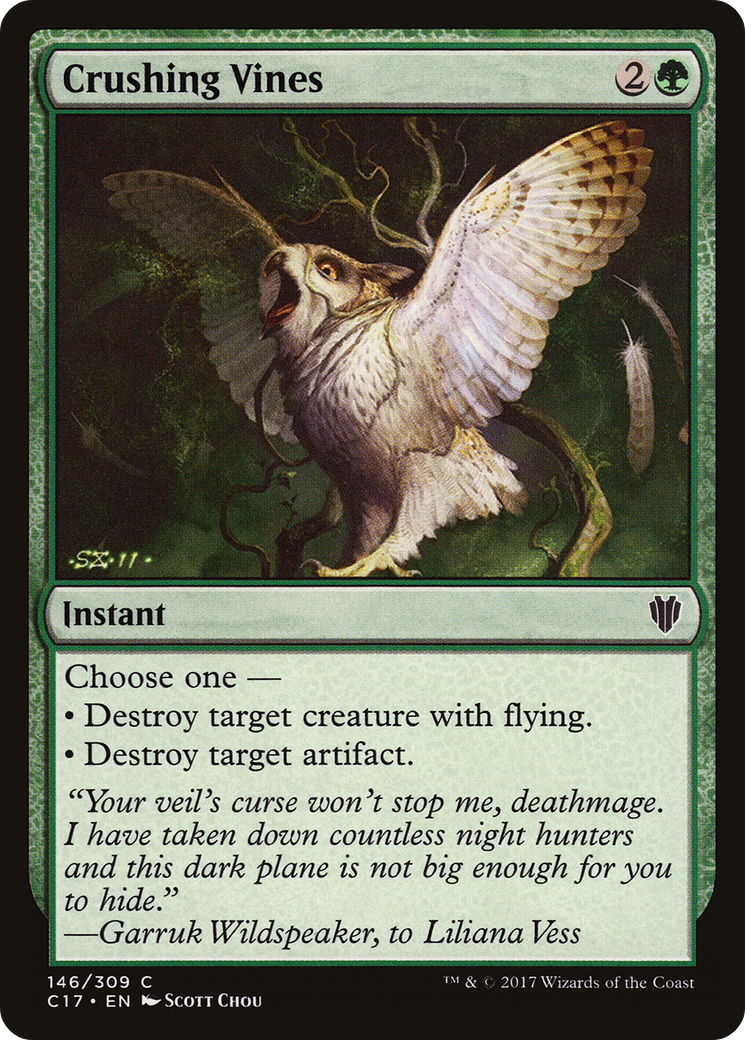 Crushing Vines (C17-146) [Commander 2017]