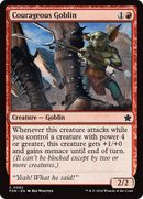 Courageous Goblin (FDN-082) [Foundations] Foil