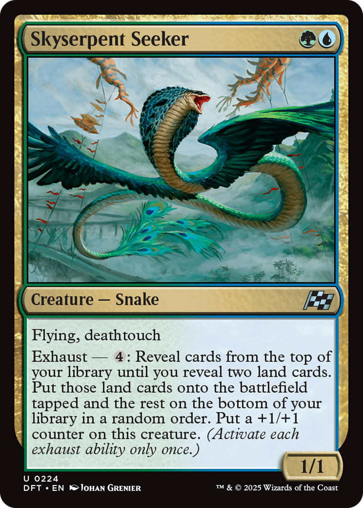 Skyserpent Seeker (DFT-224) [Aetherdrift] Foil