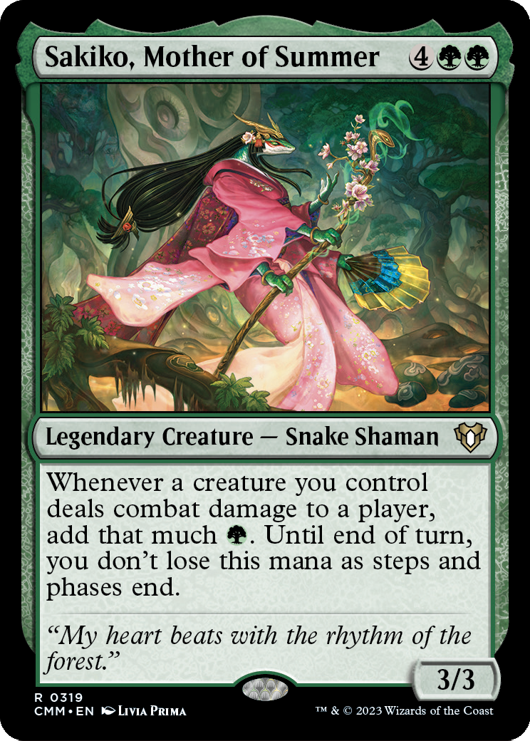 Sakiko, Mother of Summer (CMM-319) [Commander Masters]