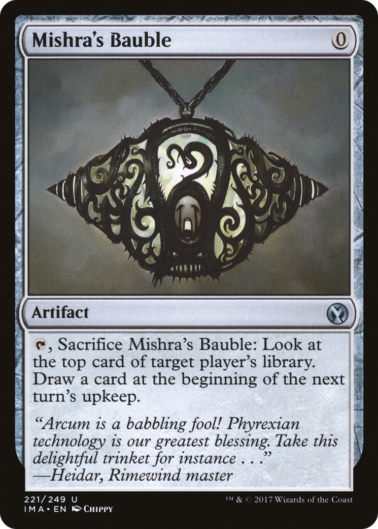 Mishra's Bauble (IMA-221) [Iconic Masters] Foil