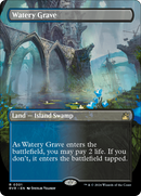 Watery Grave (RVR-301) [Ravnica Remastered] (Borderless) Foil