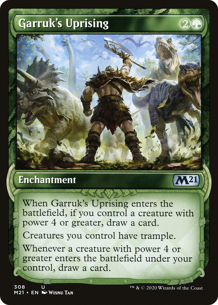 Garruk's Uprising (Showcase) (M21-308) [Core Set 2021]: (Showcase)