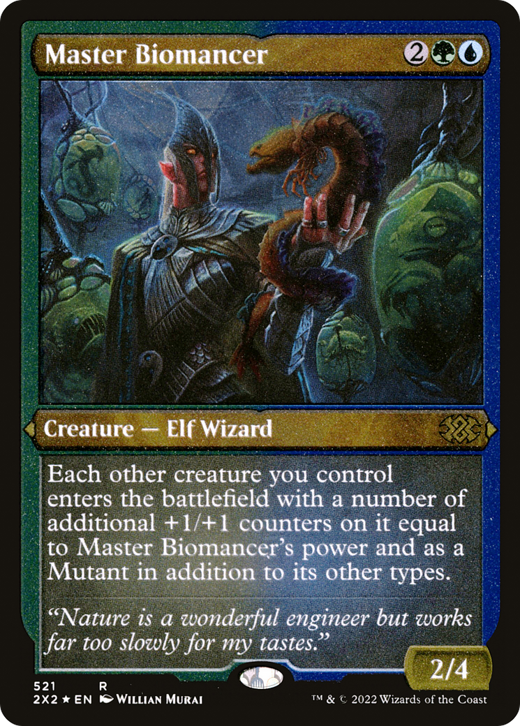 Master Biomancer (Foil Etched) (2X2-521) [Double Masters 2022] Foil