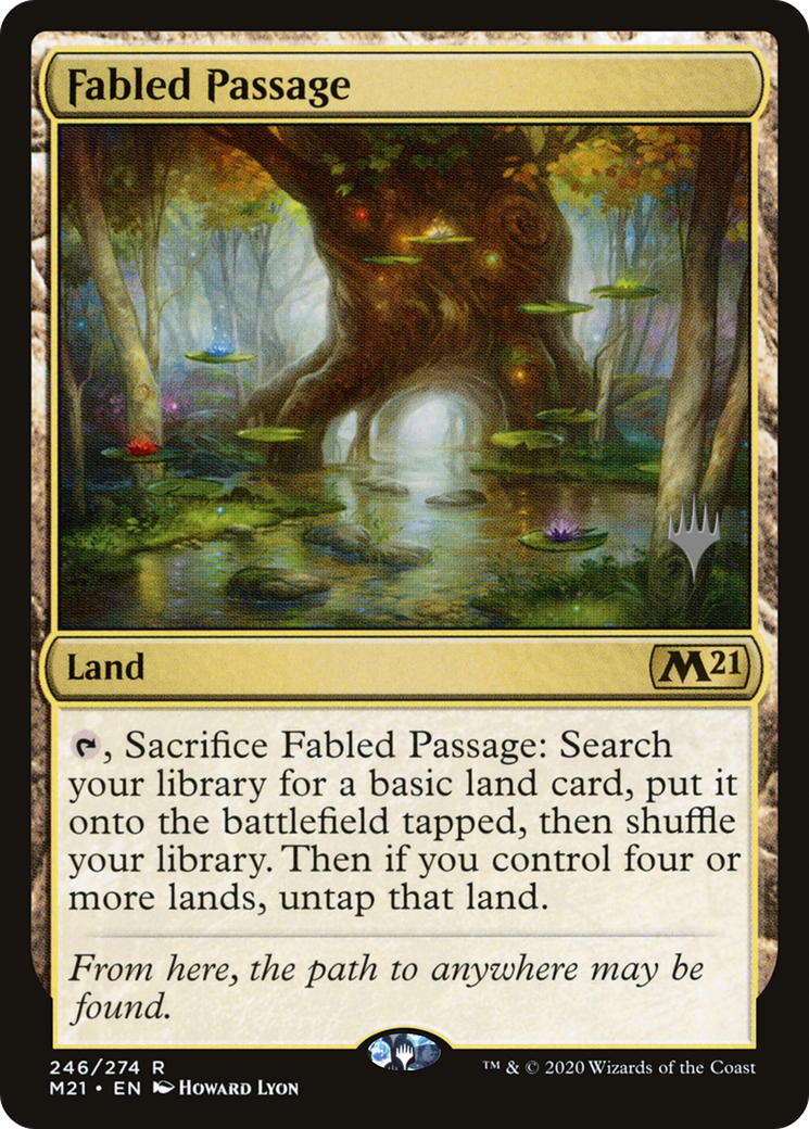 Fabled Passage (PPM21-246P) [Core Set 2021 Promos] Foil
