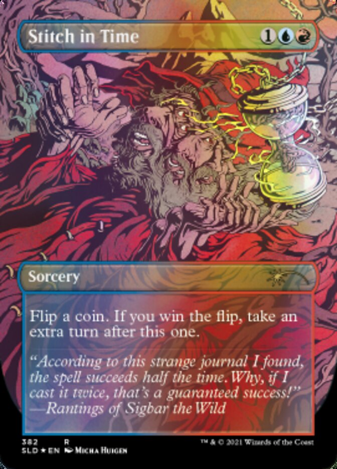 Stitch in Time // Stitch in Time (SLD-382) [Secret Lair Drop] (Borderless) Foil