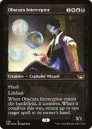 Obscura Interceptor (SNC-389) [Streets of New Capenna]: (Showcase) Foil