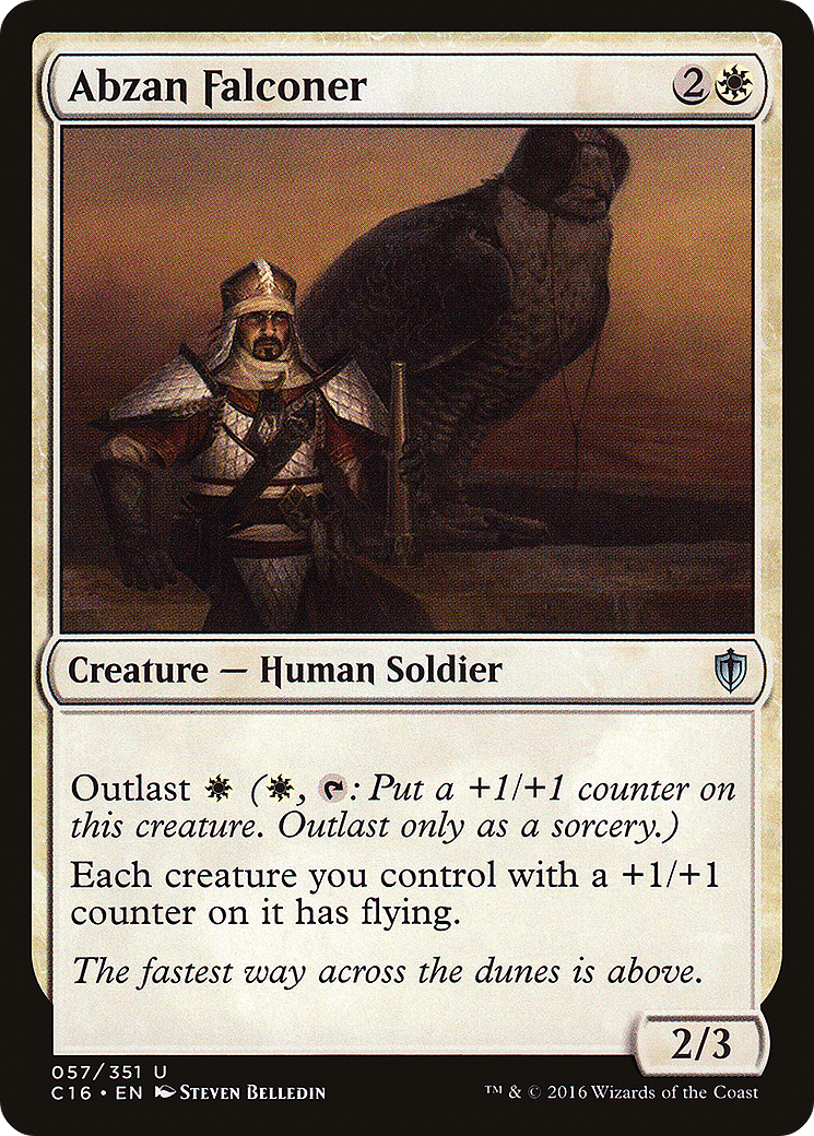 Abzan Falconer (C16-057) [Commander 2016]