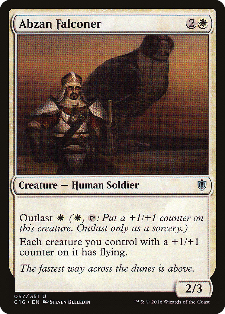 Abzan Falconer (C16-057) [Commander 2016]