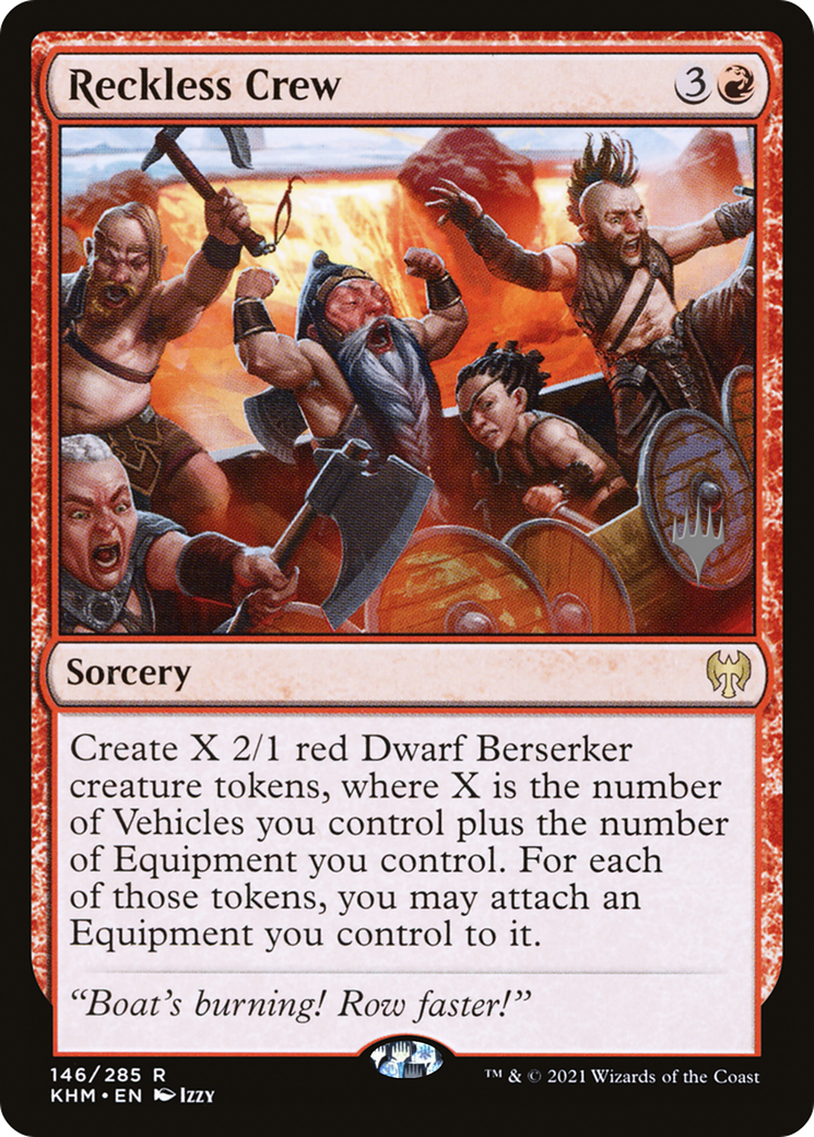 Reckless Crew (PPKHM-146P) [Promo Pack: Kaldheim Promos]