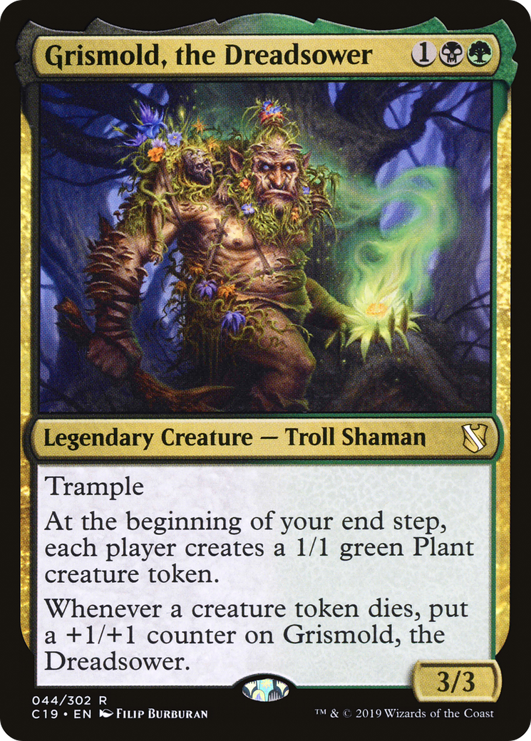 Grismold, the Dreadsower (C19-044) [Commander 2019]