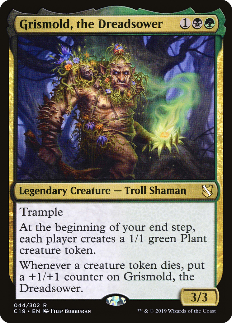 Grismold, the Dreadsower (C19-044) [Commander 2019]