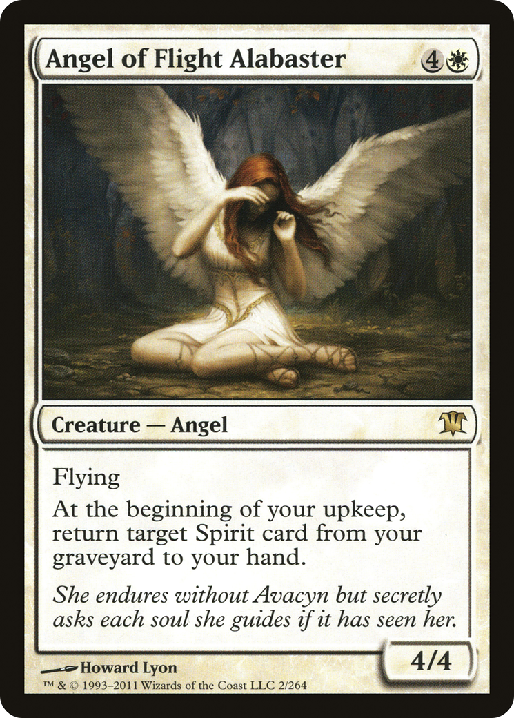 Angel of Flight Alabaster (ISD-002) [Innistrad] Foil