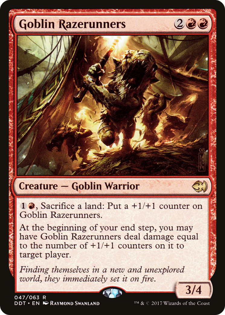 Goblin Razerunners (DDT-047) [Duel Decks: Merfolk vs. Goblins]