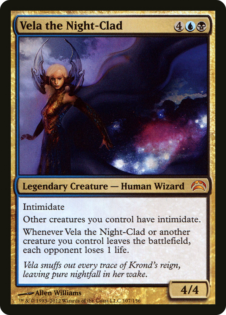 Vela the Night-Clad (PC2-107) [Planechase 2012] Foil