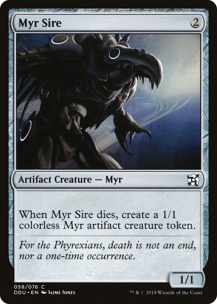 Myr Sire (DDU-058) [Duel Decks: Elves vs. Inventors]
