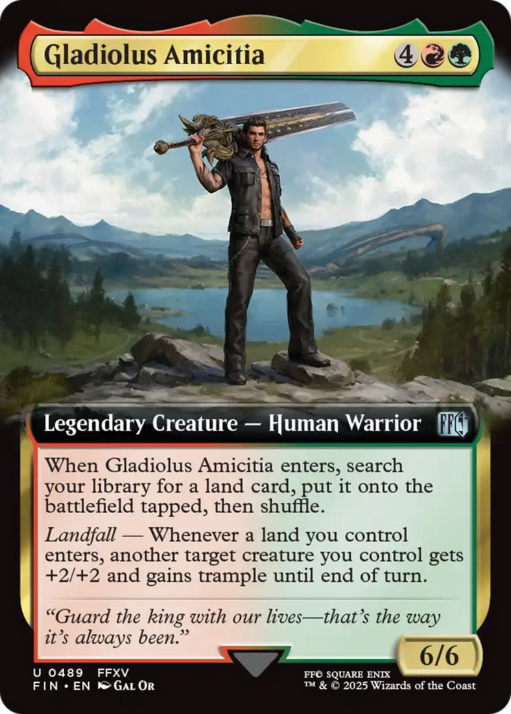 Gladiolus Amicitia (Extended Art) (FIN-489) [FINAL FANTASY]: (Extended Art)