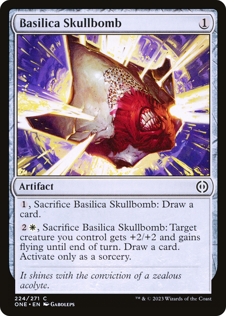 Basilica Skullbomb (ONE-224) [Phyrexia: All Will Be One]