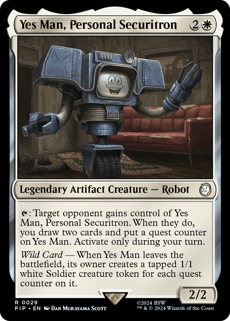 Yes Man, Personal Securitron (PIP-029) [Fallout]