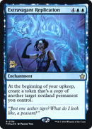 Extravagant Replication (PRE-154S) [Foundations Promos]: (enchantment) Foil