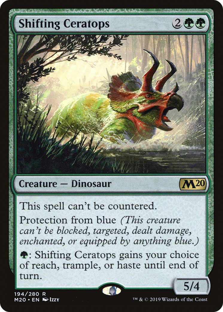 Shifting Ceratops (M20-194) [Core Set 2020]