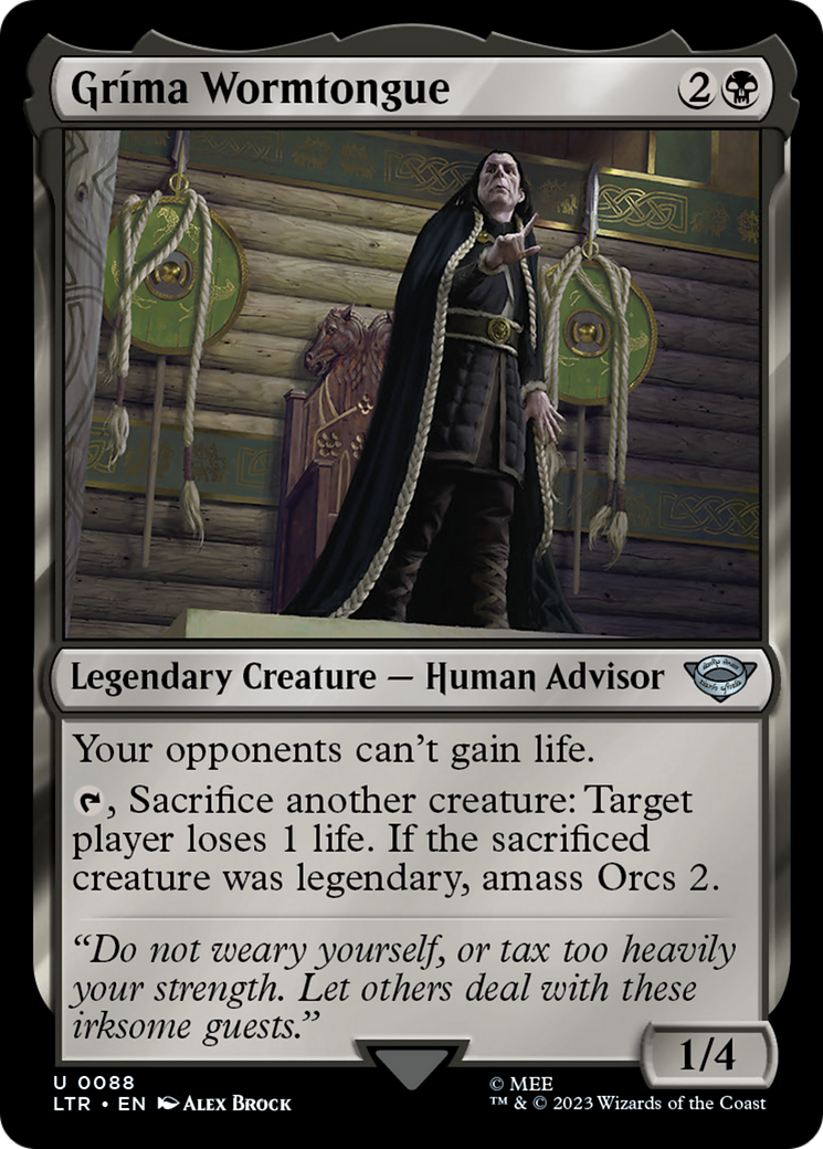 Gríma Wormtongue (LTR-088) [The Lord of the Rings: Tales of Middle-earth] Foil
