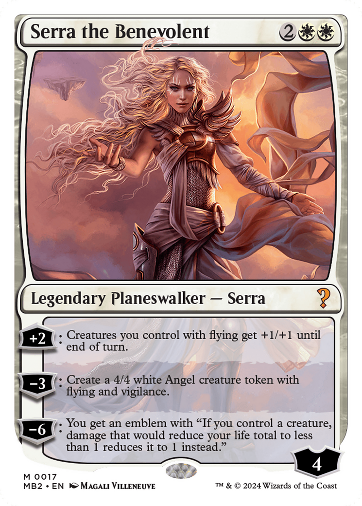 Serra the Benevolent (MB2-017) [Mystery Booster 2]