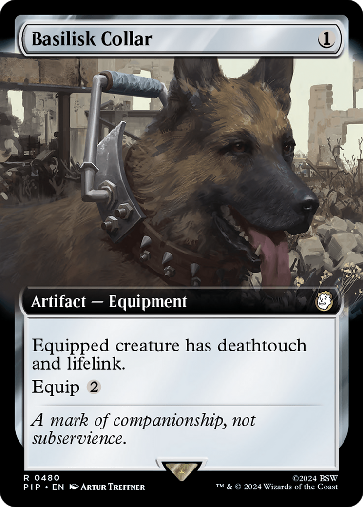 Basilisk Collar (PIP-480) [Fallout]: (Extended Art) Foil