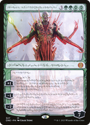 Nissa, Ascended Animist (Phyrexian) (ONE-327) (Showcase) [Phyrexia: All Will Be One] Foil