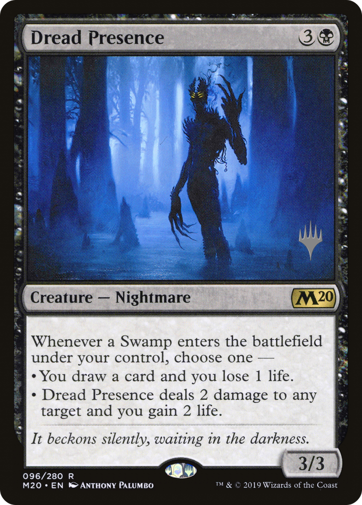 Dread Presence (PPM20-96P) [Promo Pack: Core Set 2020 Promos]