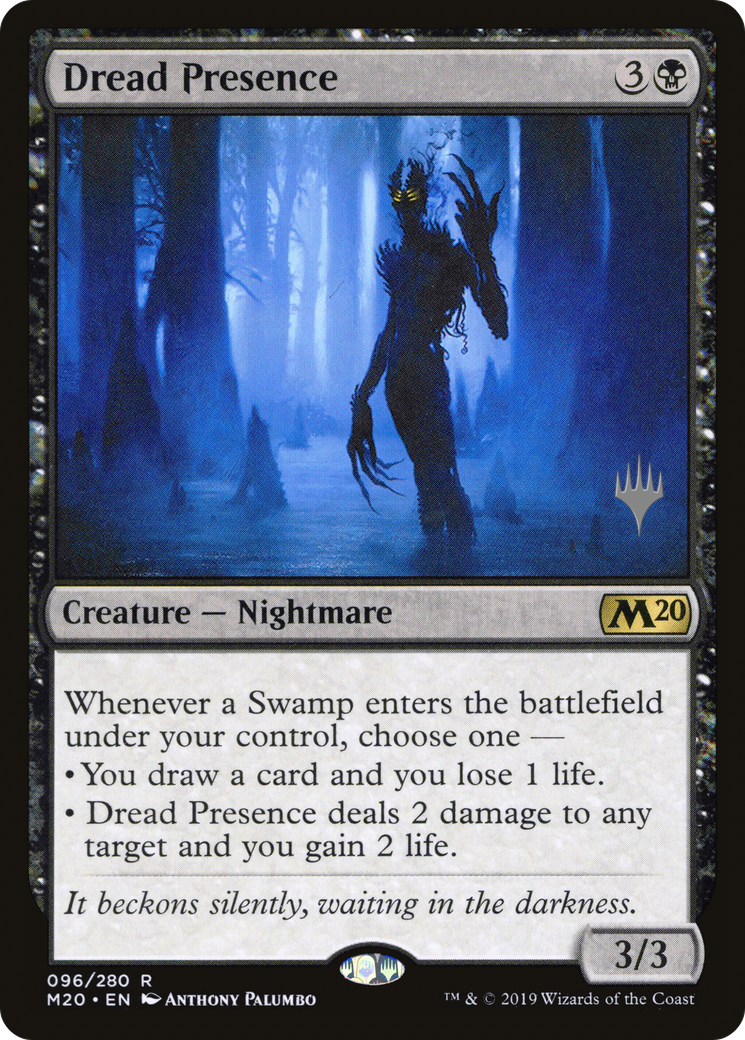 Dread Presence (PPM20-96P) [Core Set 2020 Promos]