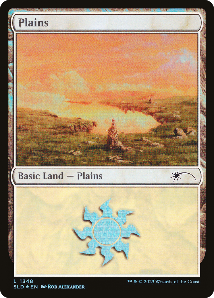 Plains (SLD-1348) [Secret Lair Drop] Foil