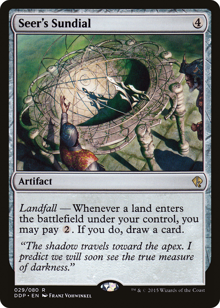 Seer's Sundial (DDP-029) [Duel Decks: Zendikar vs. Eldrazi]