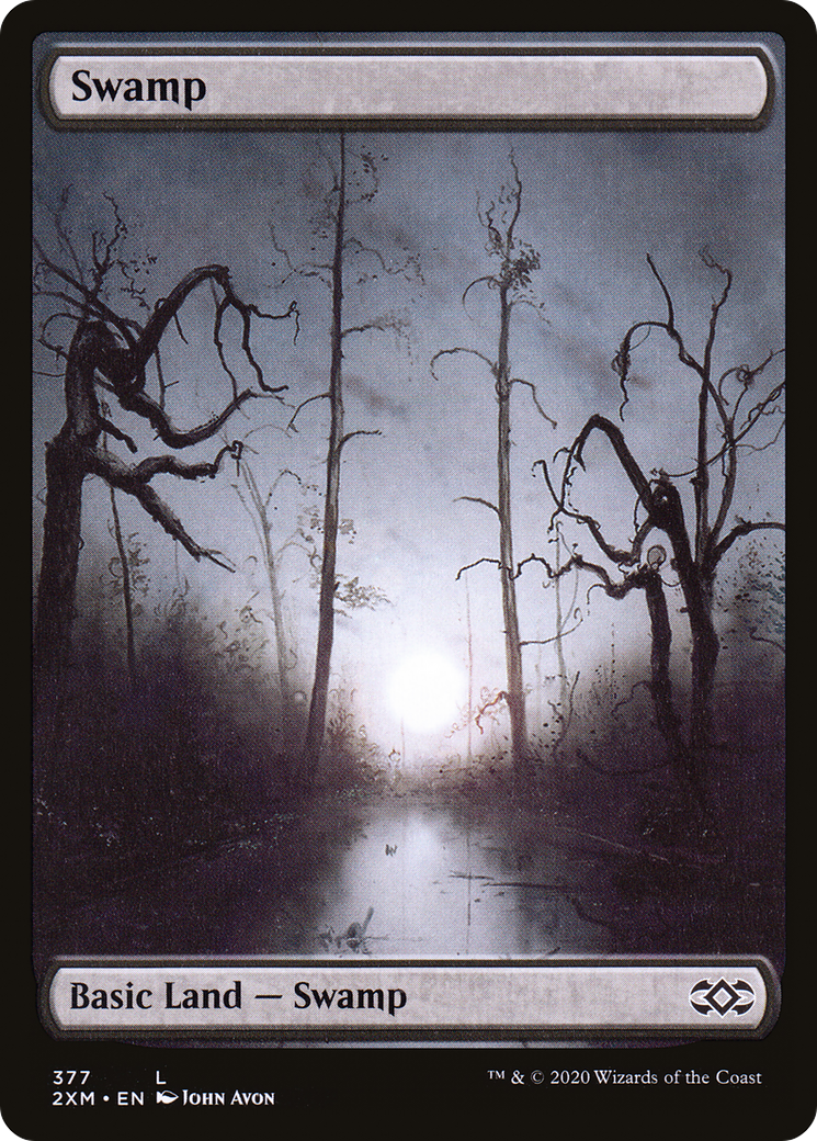 Swamp (2XM-377) [Double Masters] Foil