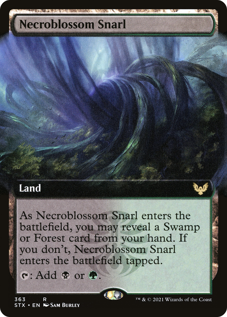 Necroblossom Snarl (STX-363) (Extended Art) [Strixhaven: School of Mages]