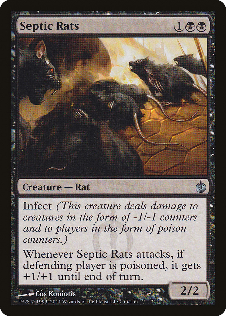 Septic Rats (MBS-055) [Mirrodin Besieged] Foil