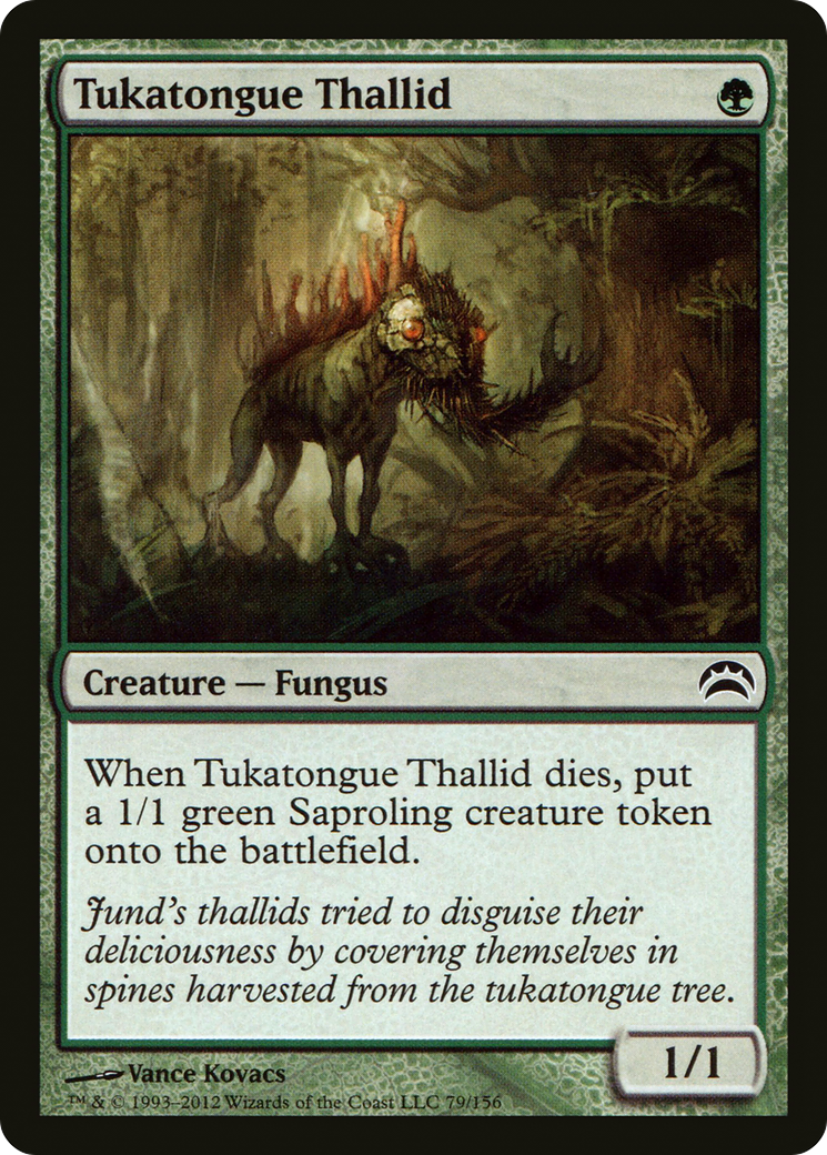Tukatongue Thallid (PC2-079) [Planechase 2012]
