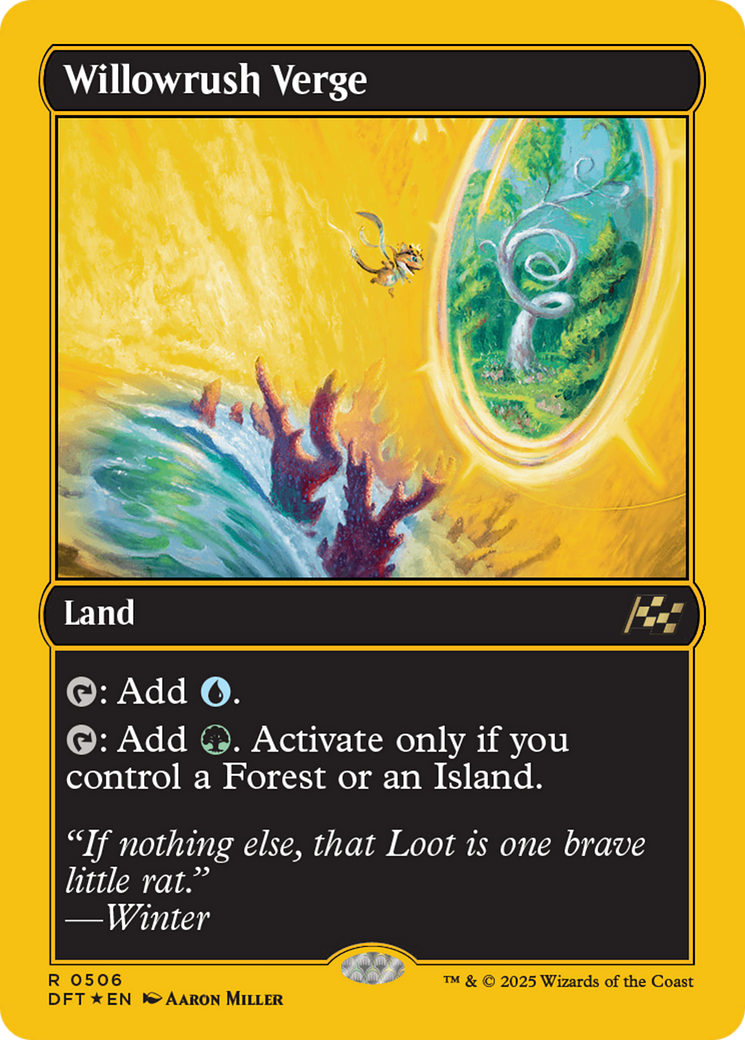 Willowrush Verge (DFT-506) [Aetherdrift] Foil