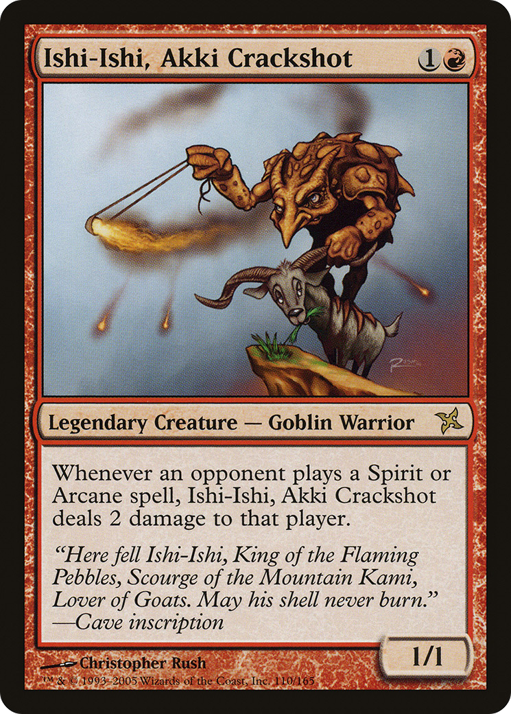 Ishi-Ishi, Akki Crackshot (BOK-110) [Betrayers of Kamigawa]