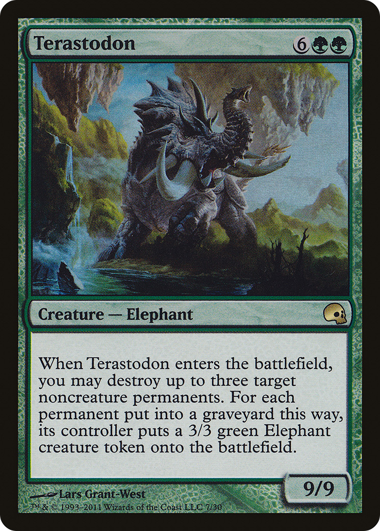 Terastodon (GRV-007) [Premium Deck Series: Graveborn] Foil