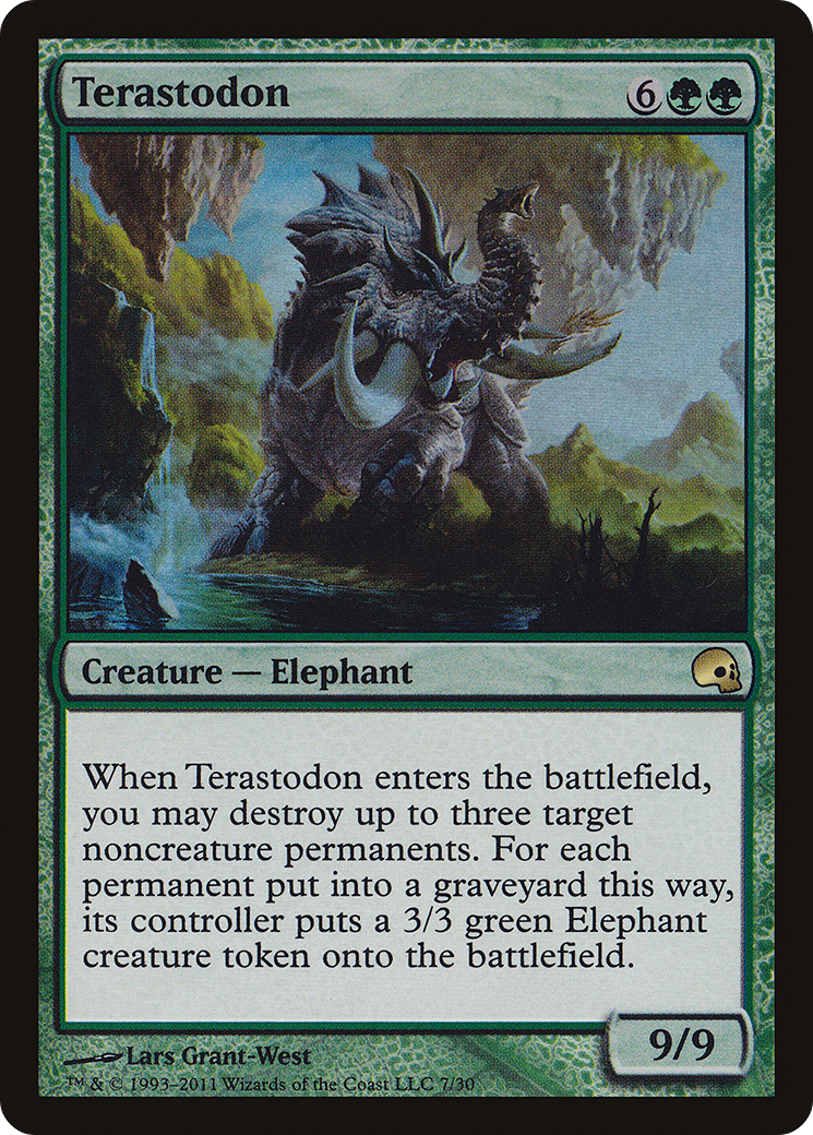 Terastodon (GRV-007) [Premium Deck Series: Graveborn] Foil