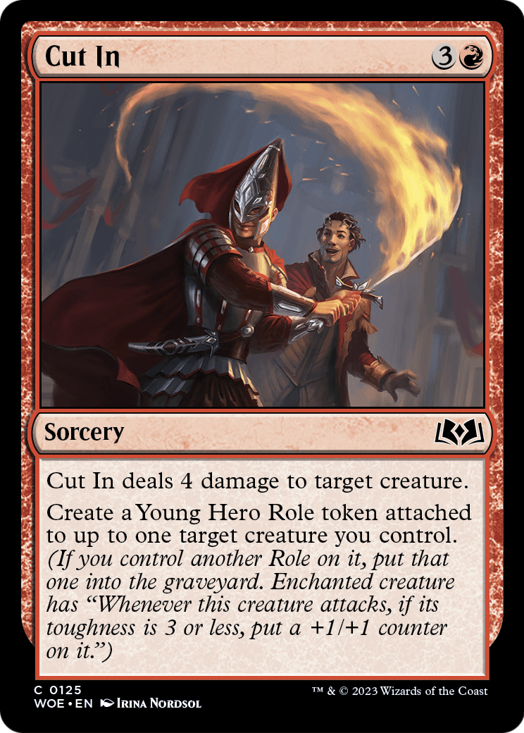 Cut In (WOE-125) [Wilds of Eldraine] Foil