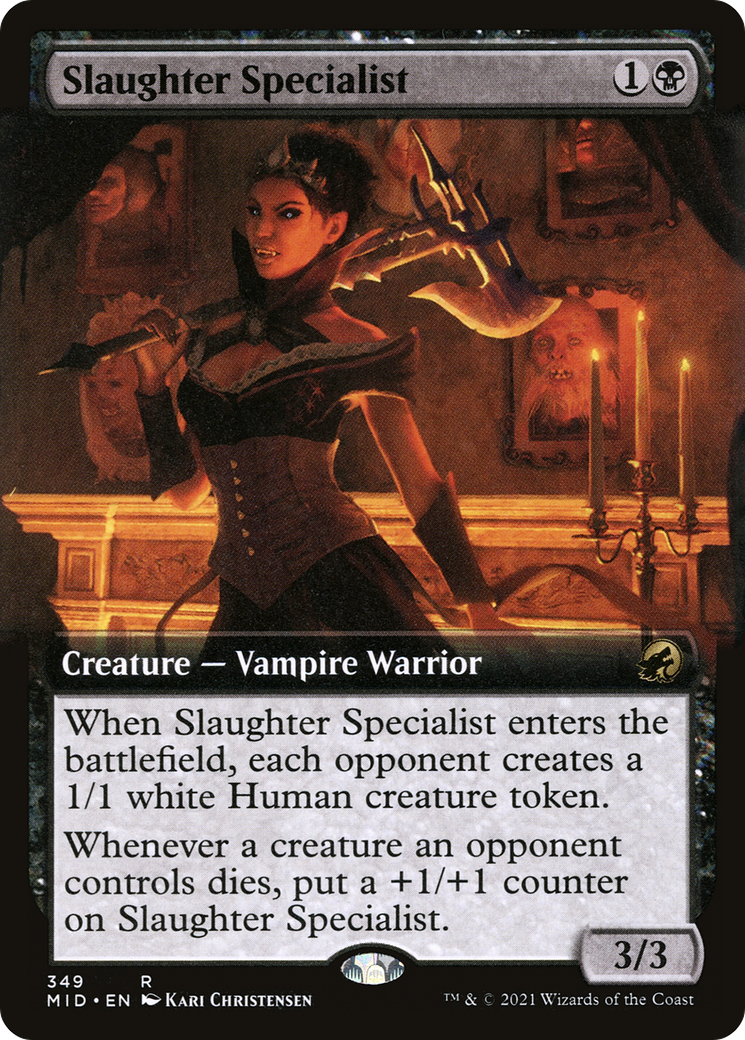 Slaughter Specialist (Extended Art) (MID-349) [Innistrad: Midnight Hunt]