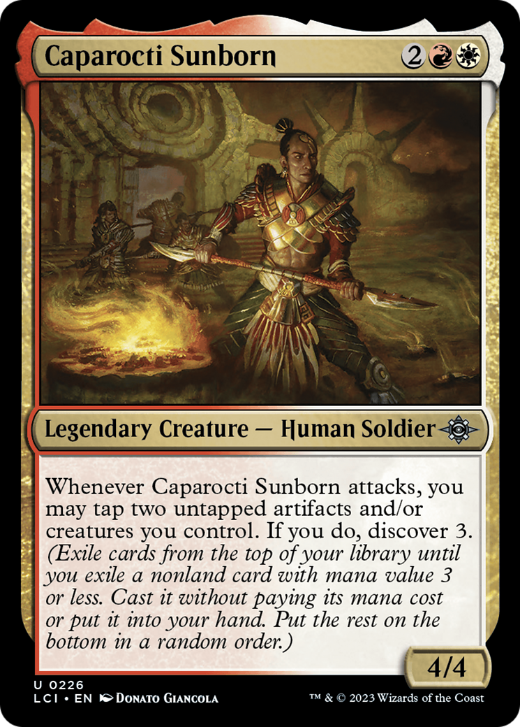 Caparocti Sunborn (LCI-226) [The Lost Caverns of Ixalan] Foil