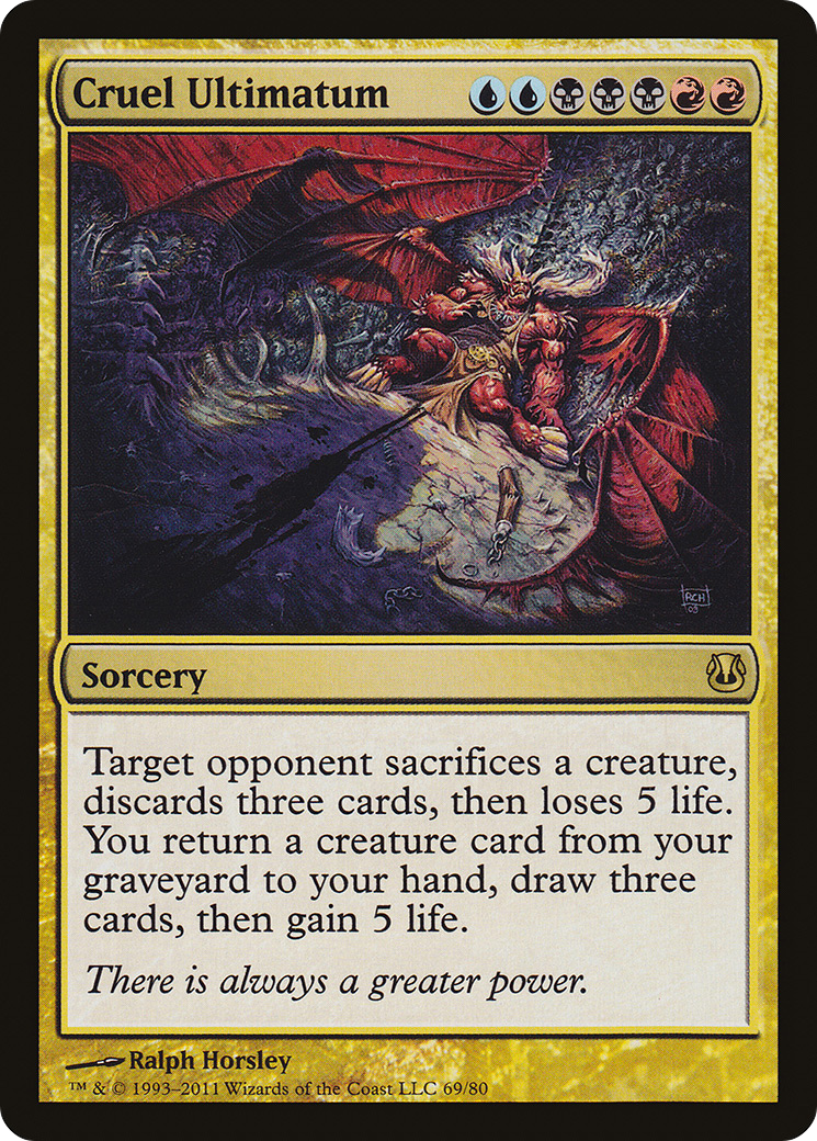 Cruel Ultimatum (DDH-069) [Duel Decks: Ajani vs. Nicol Bolas]