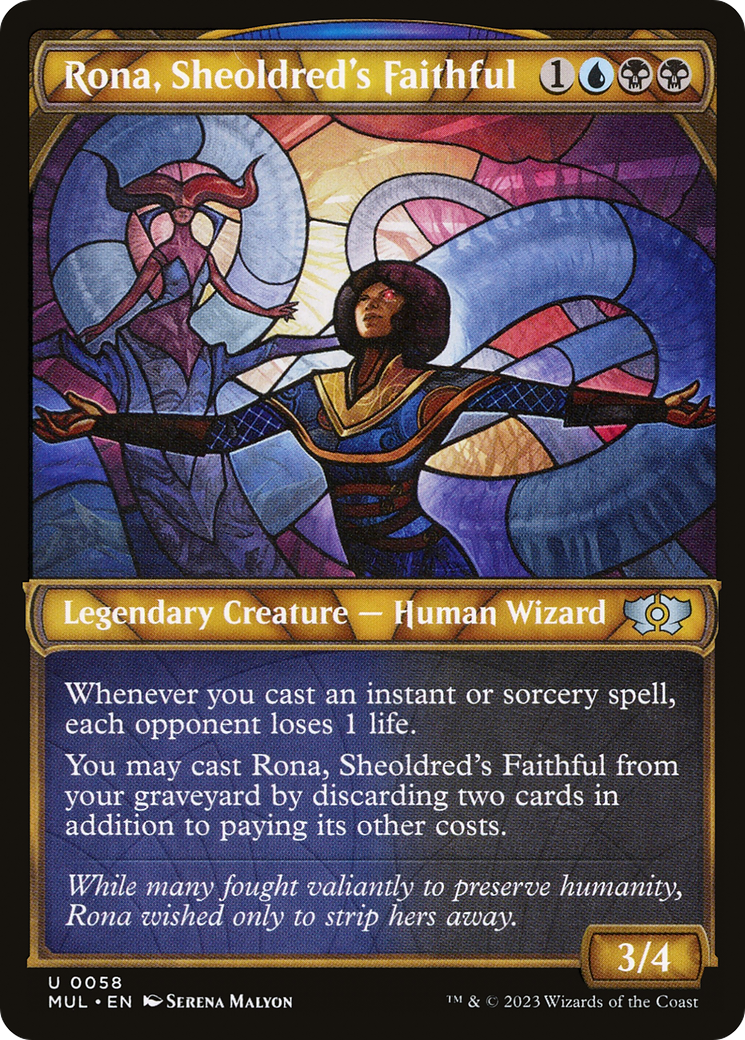 Rona, Sheoldred's Faithful (MUL-058) [Multiverse Legends]: (Showcase) Foil