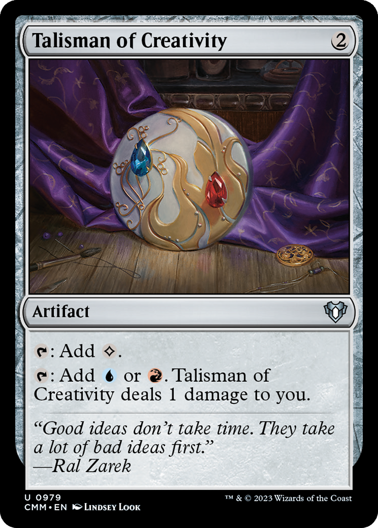 Talisman of Creativity (CMM-979) [Commander Masters]