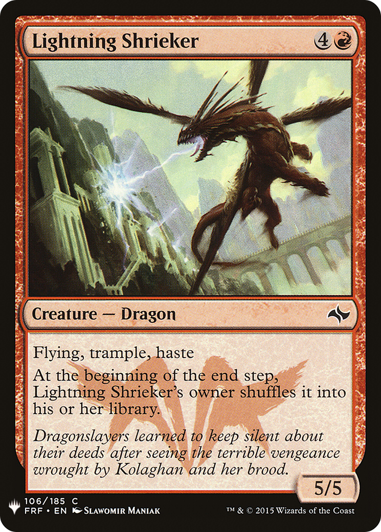 Lightning Shrieker (LIST-FRF-106) [The List]