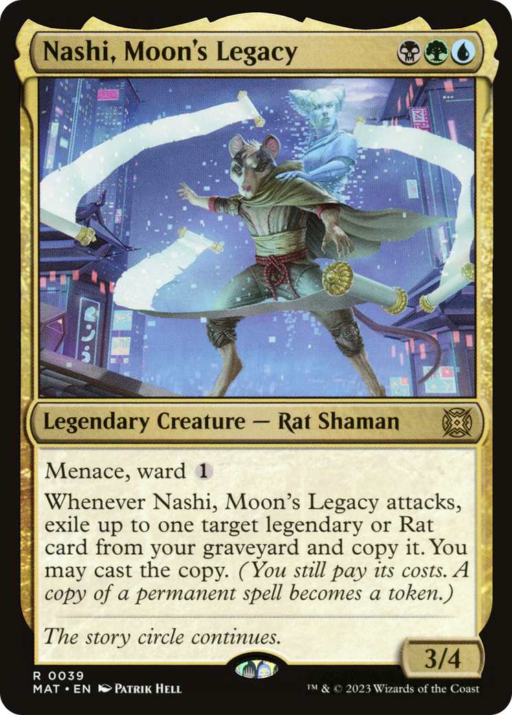 Nashi, Moon's Legacy (MAT-039) [March of the Machine: The Aftermath] Foil