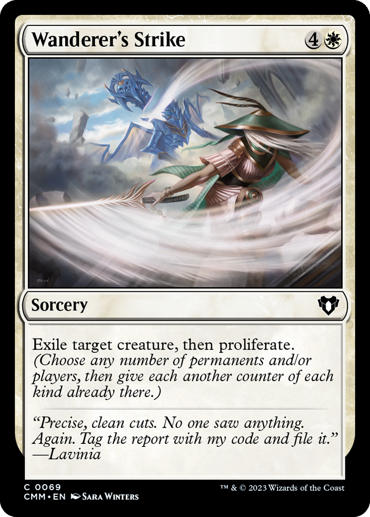 Wanderer's Strike (CMM-069) [Commander Masters]